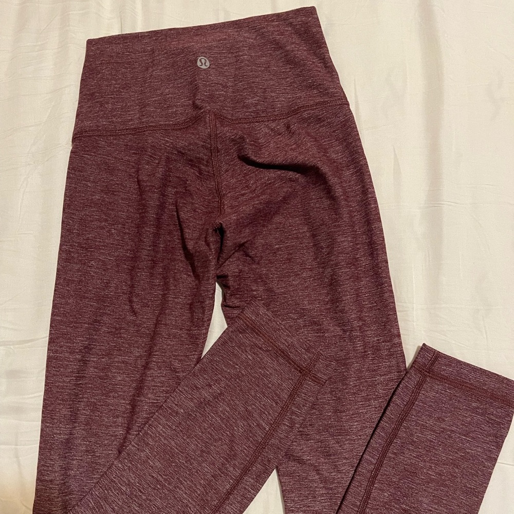 Size 2 maroon Lulu lemon leggings